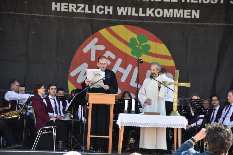 Kehler Messdi, Christi Himmelfahrt, ökumenischer Gottesdienst mit Dekan Günter Ihle und Pastoralreferent Martin Kramer 2019