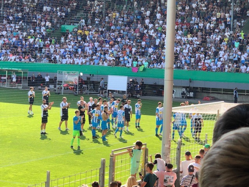 Archivbild DFB-Pokal gegen Borussia Mönchengladbach