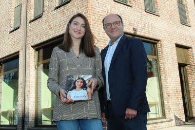 Annika und Manfred Spinner freuen sich auf die Eröffnung von Juwelier Spinner im Einkaufsquartier Ree-Carre.
