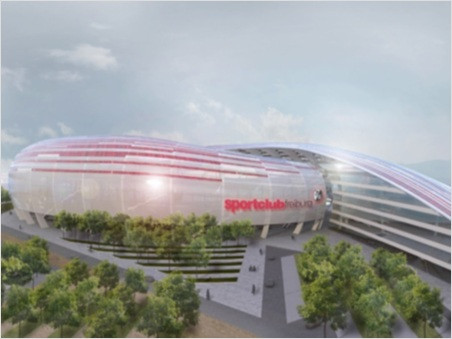 So könnte das neue Stadion aussehen