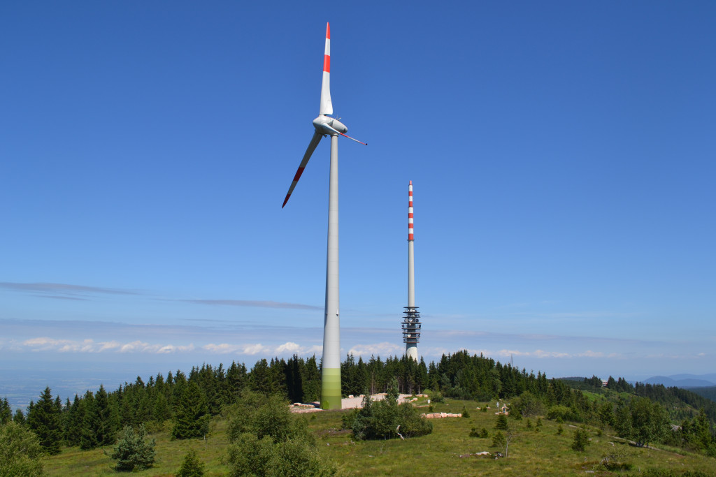Windkraftanlage auf der Hornisgrinde