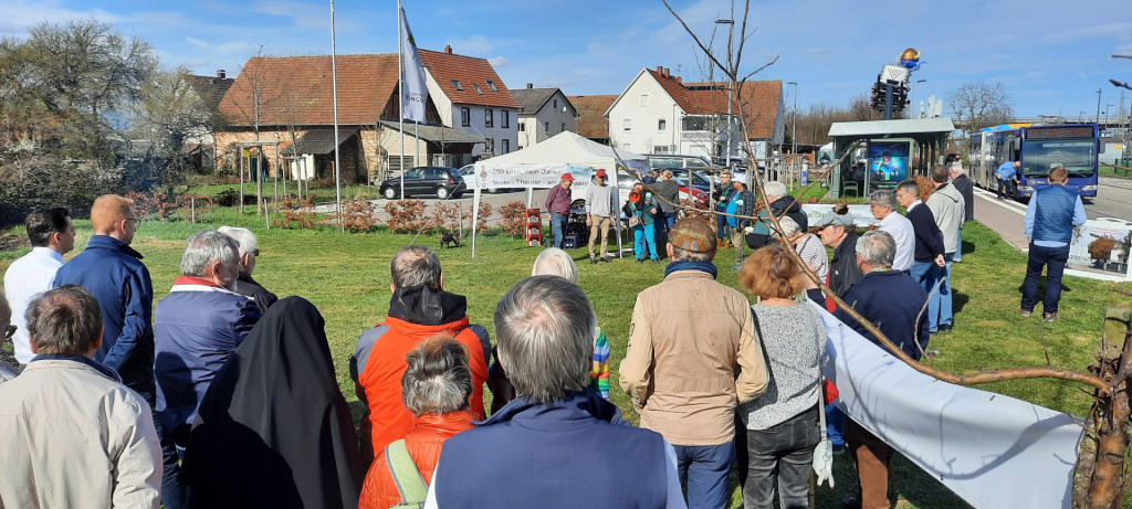 BI-Protest und Mahnfeuer in Ringsheim