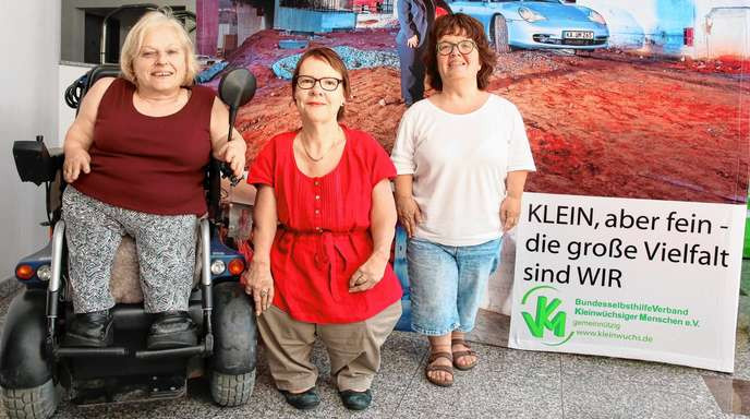 Kümmern sich um die Belange kleinwüchsiger Menschen (von links): Beate Twittenhoff (Pressesprecherin), Lydia Maus (Bundesvorsitzende) und Ulrike Wohlmann-Förster (Landesvorsitzende BW). 