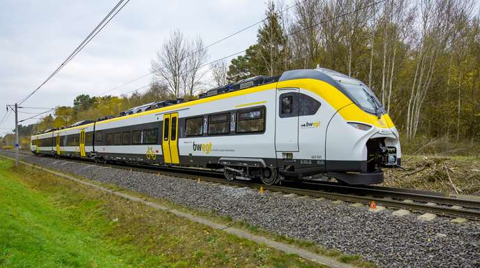 So könnten die neuen Mireo-Züge von Siemens aussehen. 