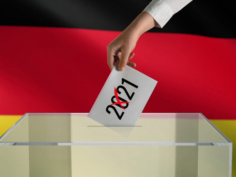 Bundestagswahl 2021, Wahlurne