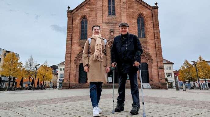 Erich Jais und Margarita Koshyl sind zwei von insgesamt drei Organisatoren eine Kundgebung auf dem Kehler Marktplatz: Am Sonntag will man vor der Friedenskirche "Gegen den aufflammenden Antisemitismus" ein Zeichen setzen. 
