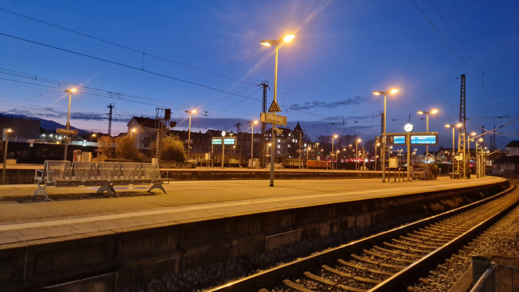 Offenburger Bahnhof bei GDL-Streik