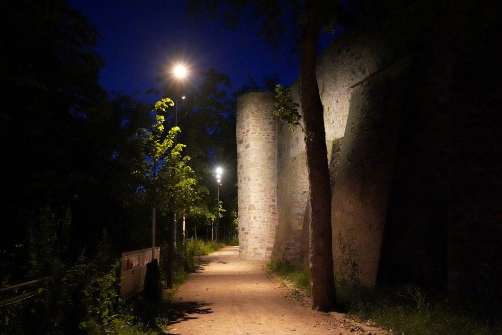 Beleuchtung Offenburger Zwingerpark