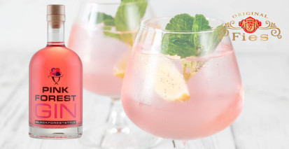 OHRbits Prämien Feingeistbrennerei Fies Pink Forest Gin