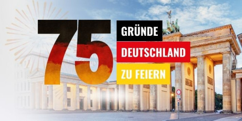75 Gründe Deutschland zu feiern